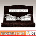 xiamen made black granite beautiful tombstone and monument